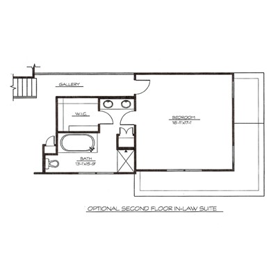 Optional Second Floor In-Law Suite